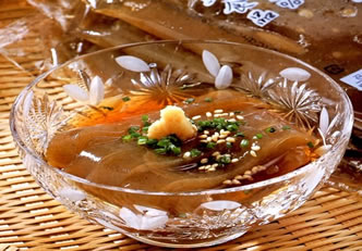 完成。食べ方は生醤油、酢醤油などお好みに合わせていろいろ楽しめます。